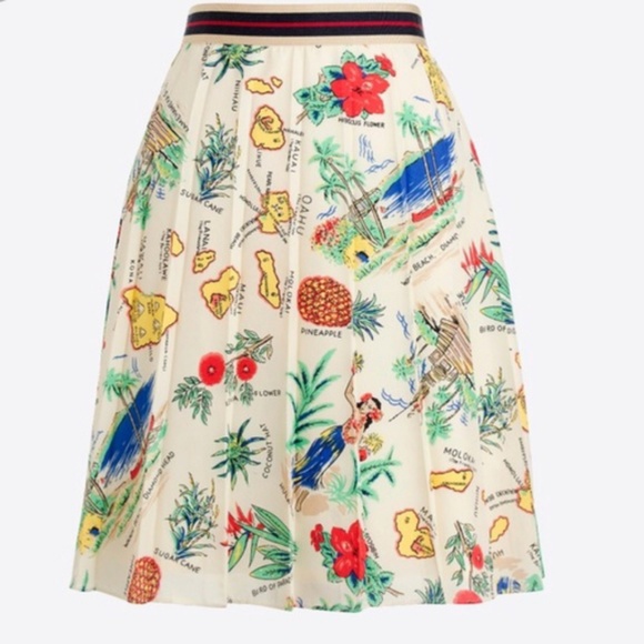 J. Crew Factory Dresses & Skirts - J. Crew Factory sz 10 Into The Sun Hawaiian Skirt